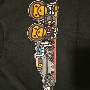 Black Graphic Kids Tee